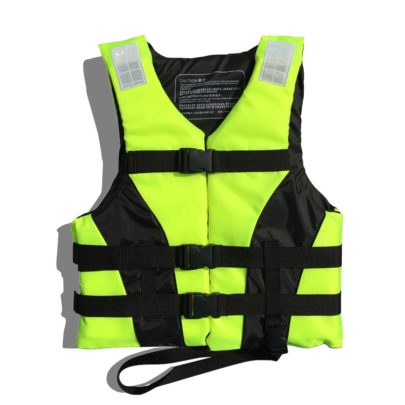 Adult Neoprene Life Jacket with zipper and buckle EPE or PVC Foam life vest adult man life jacket
