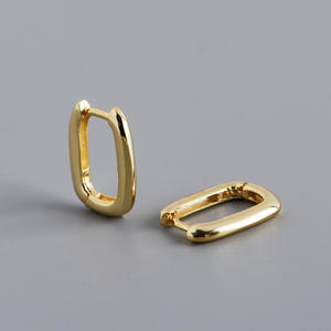 Bijoux minialistes Boucles d'oreilles en argent sterling 925 plaqué or 18 carats <span class=keywords><strong>Ocal</strong></span> pour femme - Product Image 1