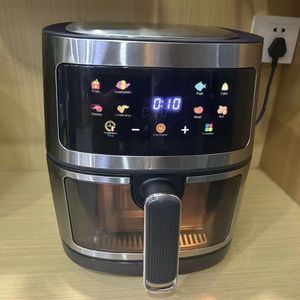 Friteuse à air intelligente 6L ronde multifonction, chauffage rapide, antiadhésive, nettoyage facile, appareil électroménager de cuisine - Product Image 1