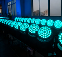 UNOXINE - Cabeza Móvil LED RGBW de 15 W/60 W con Control DMX512, IP33, para Aplicaciones de Discoteca