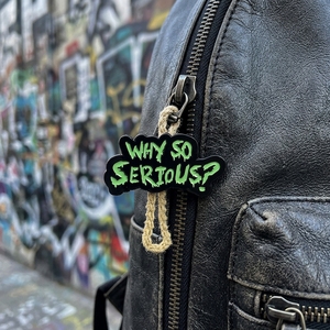 Broche en émail rigide 'Why so Serious <span class=keywords><strong>Joker</strong></span>' avec citation de film, en métal, personnalisable avec logo, pour décoration de sac à dos en tissu, vente en gros - Product Image 4