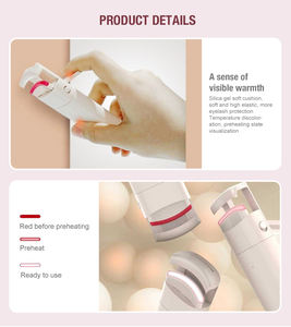 Recourbe-cils chauffant - Chauffage rapide en 5 secondes, rechargeable par USB-C, outil de maquillage portable, cadeau pour femmes - Product Image 6