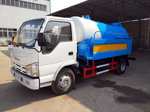 Camión de Limpieza de Alcantarillado HINO 1SUZU JP 4X2 de 5cbm 5000L, Camión de Succión de Aguas Residuales, Desatascador de Drenajes - Product Image 4