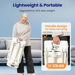 Mateside Trọng lượng nhẹ có thể gập lại điện tắm nâng ghế Công suất bệnh viện sử dụng nhà bồn tắm phân cho người cao tuổi - Product Image 5