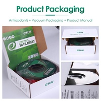 ESUN siap kirim marmer PLA 1.75mm 1kg/roll 3D Printer filamen