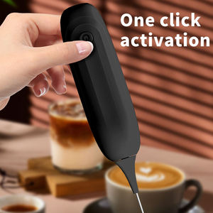 Yüksek Kaliteli Çevre Dostu El Tipi Pilli Kahve Köpürtücü Mini Çırpıcı Otomatik Kahve Köpürtücü Tek Tıkla - Product Image 5