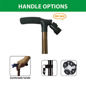 Folding <span class=keywords><strong>LED</strong></span> <span class=keywords><strong>Light</strong></span> <span class=keywords><strong>Walking</strong></span> <span class=keywords><strong>Cane</strong></span> para homens mulheres portátil ajustável Lightweight Free Standing Strap Bolsa de transporte para homens e mulheres - Product Image 3