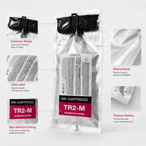 Sacs d'encre à solvant OCB 500ML/PCS TR2 avec puce pour imprimantes Roland TrueVlS SG-300 540 640 VG-540 640 - Product Image 2