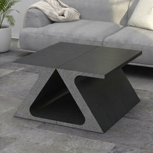 Meubles de terrasse en rotin en pierre de granit résistant aux intempéries modernes, table d'appoint de jardin extérieur, table à manger de cour, table de plage - Product Image 1