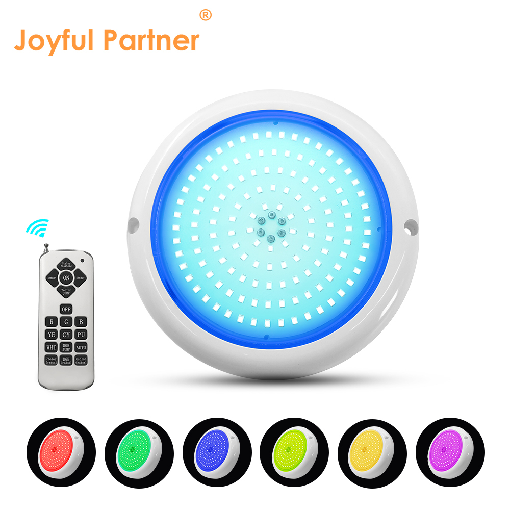 IP68 10W PAR56 LED Pool Light AC 12V Resin Filled RGB Color Changing Wall Mounted Plastic Swimming Pool Lamp JPB152