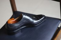 Chaussures en cuir pour jeune gentleman, polyvalentes, formelles, en cuir artisanal, semelle en cuir de vachette, à trois joints