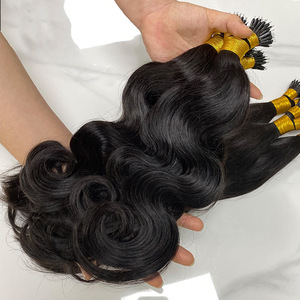 Extensiones de Cabello Humano Natural Virgen Remy Vietnamita al por Mayor, Doble Trama, con Punta de Anillo Nano Pre-Adherida para Mujeres - Product Image 3