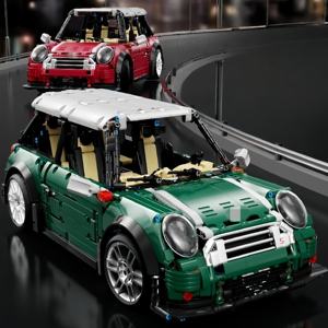 Supercar de haute qualité à l'échelle 1:8, modèle statique électroplaqué, mini MOC, ensemble de blocs de construction de voiture DIY pour adultes et enfants, collection créative - Product Image 1