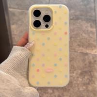 Coque de téléphone portable antichoc en TPU givré effet gelée, style Ins, motif vague pleine surface, pour iPhone 17 16 15 14 13 12 11 Pro Max