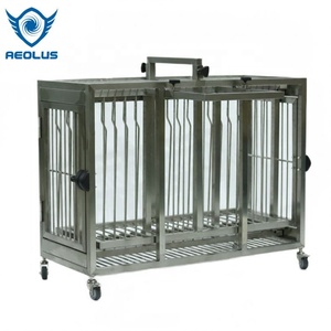 Gabbia Chien gabbia rigida per gatti in acciaio pesante gabbia per iniezione di schiacciamento per animali domestici - Product Image 6