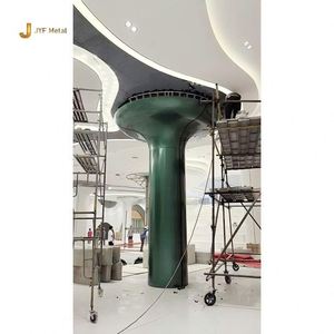 Revêtement de colonne architectural moderne et durable en acier inoxydable EX1033 pour les murs intérieurs de hall et les projets d'aménagement - Product Image 4