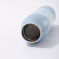 Botol Termos Vakum Minuman Portabel Anti Bocor Ramah Lingkungan Anti Selip Stainless Steel 530ML 18oz Baru dengan Tutup Pegangan 12-24 jam