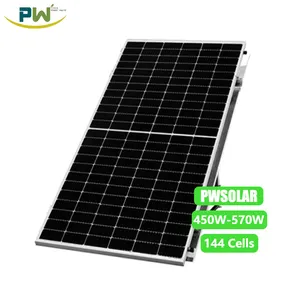 PWSOLAR Solar中国最优惠的价格400W 450瓦500瓦面板和其他太阳能相关产品，太阳能系统