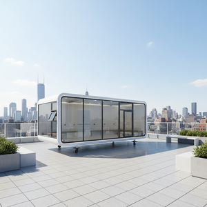 Véranda extérieure complète, finition capsule spatiale, zones panoramiques, balcon <span class=keywords><strong>mobile</strong></span>, plaque métallique en aluminium, villas, chambres, utilisation hôtelière - Product Image 3