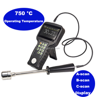 Medidor de Espesor Ultrasónico JZJ1501 A-scan, Precisión de 0.01, Protección IP68, 220V, 5-10MHz, 0.5-300mm para Tuberías de Acero y Chapa Metálica