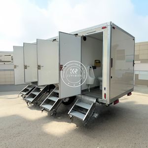 Remorque de toilettes de luxe portable 2025 avec WC et douche mobile pour utilisation en parc - Product Image 3