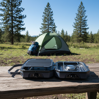 Réchaud de camping populaire au propane et au butane, pour la cuisine en plein air, four à gaz à combustion de fer avec tuyau, cuisine pliable