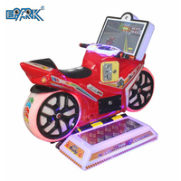 Machine de jeu d'arcade 3D de simulation de moto à monnayeur pour enfants