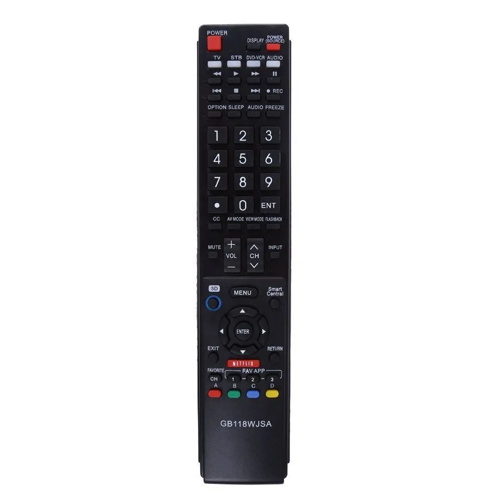 Remote Control Pengganti GB118WJSA Digunakan untuk TV LCD SHARP Remote Remote Remote
