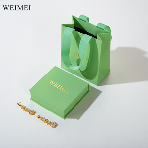 Wholesale OEM Custom Logo <b>Book</b> Shape Cardboard Jewelry Packaging <b>Box</b> for Ring Earring Necklace Bracelet - Product Image 5