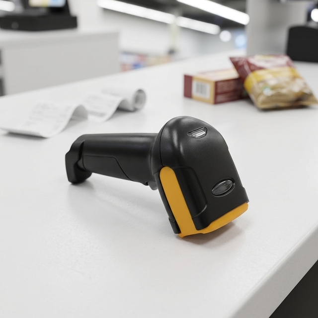 Convenience Store Use Handheld Retail 2D QR Code Reader Barcode Scanner Fast Speed 2D Code Barcode Reader