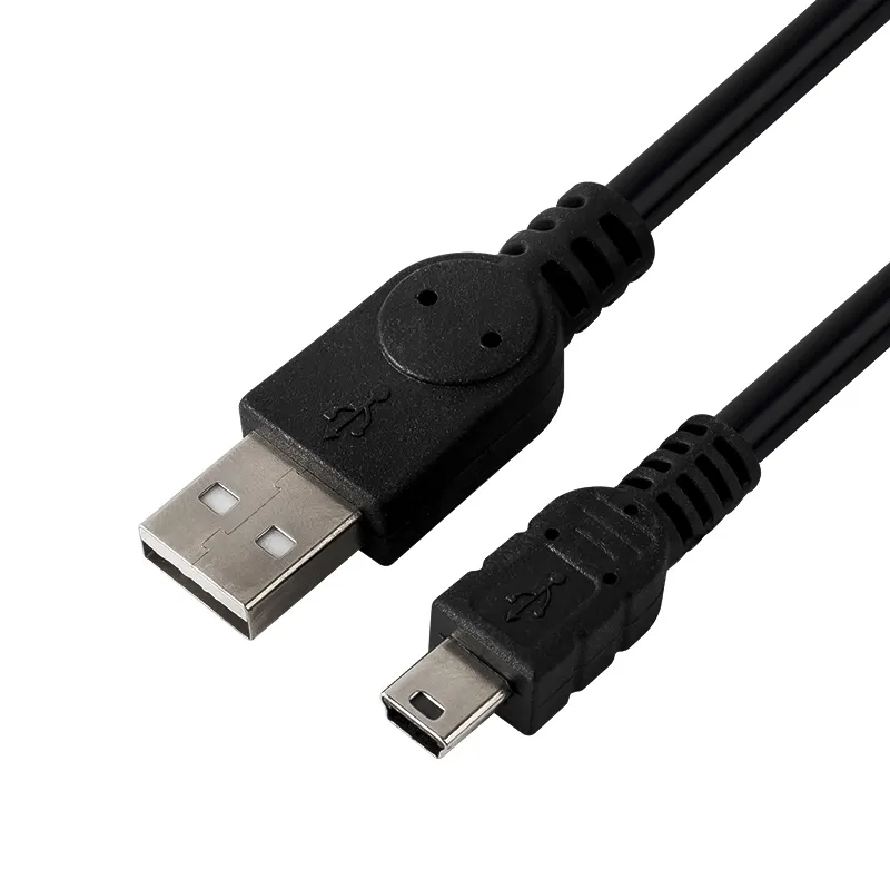 USB 2.0 tip A erkek 5P Mini USB veri şarj cihazı kablosu Mp3 Mp4 kamera GPS 5pin T-port V3 kablosu Mini mikro şarj kablosu