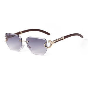 Gafas de Sol STORY STY8102A Sin Montura, <span class=keywords><strong>Lentes</strong></span> con Corte de Diamante de Diseño, Gafas de Sol Poligonales de Moda <span class=keywords><strong>para</strong></span> <span class=keywords><strong>Hombre</strong></span> y Mujer - Product Image 2