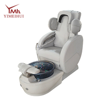 Fauteuil de massage robotisé haut de gamme, station de manucure et de pédicure professionnelle pour salon de manucure