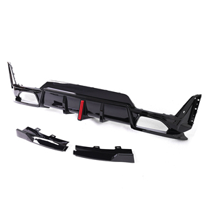 Difusor de Parachoques Trasero Negro Brillante ABS Tipo <span class=keywords><strong>CP</strong></span> con LED para BMW Serie 3 G20 LCI <span class=keywords><strong>M</strong></span> Tech 2023+ - Product Image 5