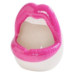 Vendita calda fatto a mano in ceramica grande bocca posacenere Multi-colore supporto per fumo - Product Image 5