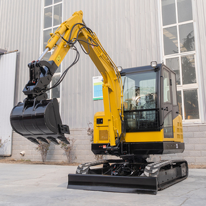 Envío gratis, puerta a puerta, 1,8 T, 3,5 toneladas, miniexcavadora pequeña, juego de accesorios, excavadora hidráulica sobre orugas con pistas de goma a la venta - Product Image 2