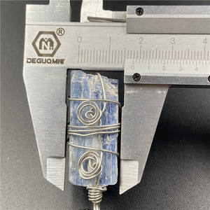 Pendentif en Pierre Naturelle Façonnée en Losange Irrégulier, Fait Main, Collier Promotionnel Multi-Occasions, Ornements en Gros - Product Image 4