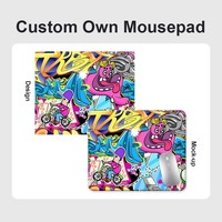 Anime Graffiti Cartoon Tapis de souris Tapis de table pour clavier Tapis de souris de jeu Tapis de souris personnalisé à sublimation