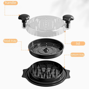 Nouvel outil de cuisine manuel en plastique rond pour déchiqueter la viande (porc, poulet) et les aliments cuits, idéal pour le barbecue - Vente en gros - Product Image 5