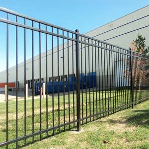 Prix de gros : Panneaux de clôture modernes de 3 m en aluminium noir, acier galvanisé et fonte de zinc, avec poteaux, écologiques et résistants à la décomposition, pour jardin. - Product Image 1