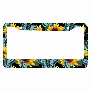 Cadre de plaque d'immatriculation décoratif Aztec African Ethnic Tribe Car Tag Cover Aluminum Auto License Plate Holder for Men Women