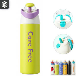 Gourde en acier inoxydable de 700 ml avec poignée, sans BPA, anti-fuite, mignonne, pour le sport - Product Image 1