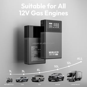 Автомобильный пусковое устройство Yesper M6 Pro, 24000 мАч, 160psi, с воздушным компрессором для автомобиля - Product Image 3