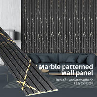 Panneau décoratif moderne en fibre de bambou, ondulé et incurvé, pour mur, plafond et lambris WPC