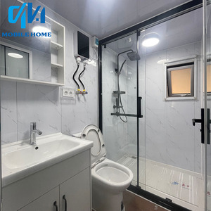 An Ninh Đúc Sẵn 20ft 40ft Mở Rộng Nhà Hai Phòng Ngủ Xây Dựng Sẵn Container Nhà Với Bánh <span class=keywords><strong>Sandwich</strong></span> Bảng Điều Khiển Cho Granny Phẳng - Product Image 5