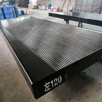 1 Tonne/Stunde Kleiner Kanalstahl-Schütteltisch 6S-4500 für Goldgravitationstrennung, Qishun Marke, 380V Motor, Hochleistung