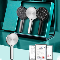 Ensemble de pommeau de douche à économie d'eau, douchette à main de haute qualité, sortie d'eau cascade pressurisée, pour salle de bain domestique, haute pression
