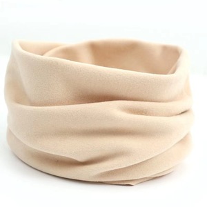 Fleece Neck Warmer Solid Color Thickened Warm Windproof Winter Autumn Spring Unisex <b>Scarf</b> Coffee Apricot Dark Gray Black - Product Image 5