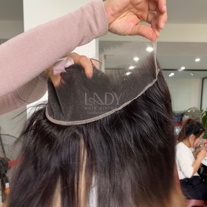 Cheveux vierges de haute qualité, mèches ombrées rebondissantes avec frontal et mèches pour faire des perruques - Product Image 2