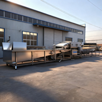 Food-Grade Fruitgroente Verwerkingslijn-Citrus Wassen Wassende Wasdroogmachines